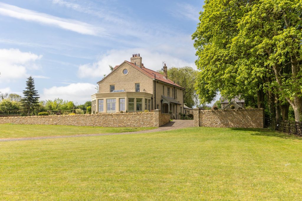 The Old Rectory near York, seen from the garden