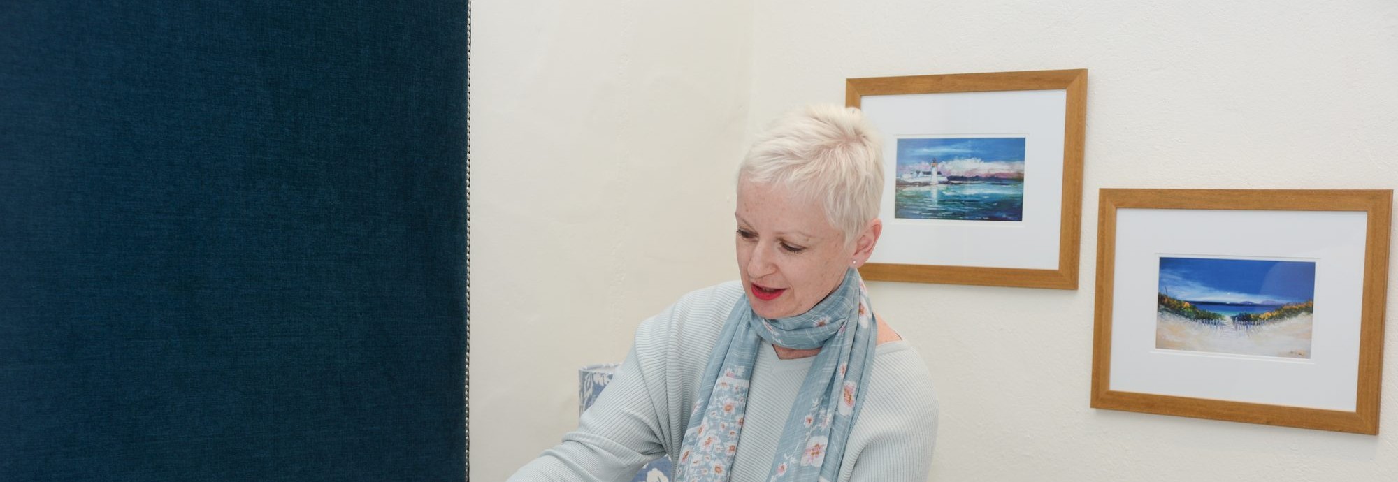 Pip of Pip Interior Designs styling a bedroom in a North Yorkshire hotel